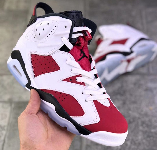 Women Jordan Shoes 6 Grade AAA Carmine [Women Cheap Jordans 6 18]